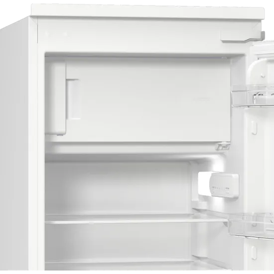 Gorenje RBI512E21 beépíthető egyajtós hűtőszekrény fagyasztóval, 163/16L, inverteres kompresszor, 54x54.5x122.1 cm