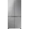 Hisense RQ768N4GVE Total No Frost side by side hűtőszekrény francia ajtós kialakítással, inverteres kompresszor, 381/210L, 91.1x60x190 cm, szürke szín