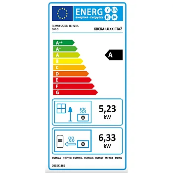 Warnex Termo Kreka Luxx Etaz vízteres kandalló 11,5 kW