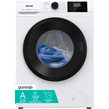 Gorenje W3NGPI61SAS elöltöltős mosógép, 6 kg, inverter motor, gőz, 59.5x42x84.5 cm
