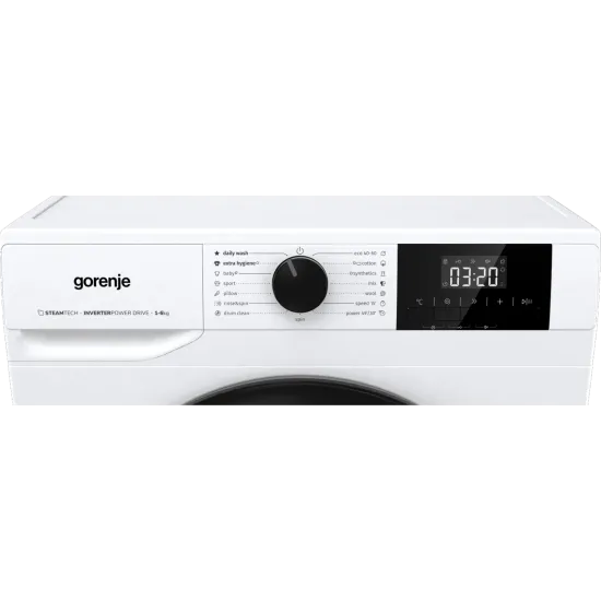 Gorenje W3NGPI61SAS elöltöltős mosógép, 6 kg, inverter motor, gőz, 59.5x42x84.5 cm