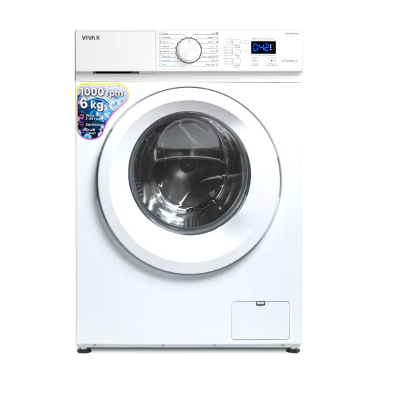 Vivax WFL-100616CDSI elöltöltős mosógép, 6 kg, gőz, inverter motor, 59.5x44x85 cm 