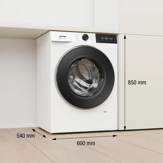 Gorenje WG484A31 elöltöltős mosógép, 8 kg, 1400 fordulat, gőz, Wifi, 60x54x85 cm