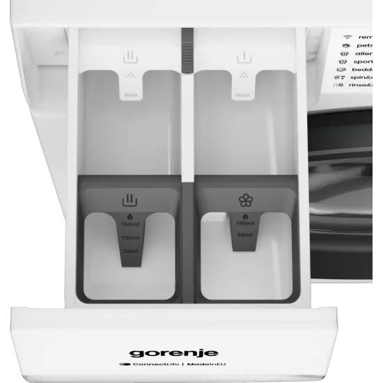Gorenje WG484A31 elöltöltős mosógép, 8 kg, 1400 fordulat, gőz, Wifi, 60x54x85 cm