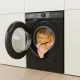 Gorenje WG484A31B elöltöltős mosógép, 8 kg, gőz, Wifi, 60x54x85 cm, fekete szín 