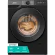 Gorenje WG484A31B elöltöltős mosógép, 8 kg, gőz, Wifi, 60x54x85 cm, fekete szín 