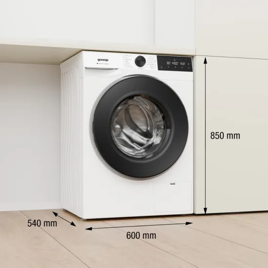 Gorenje WG494A11 elöltöltős mosógép, 9 kg, Wifi, gőz, 60x54x85 cm