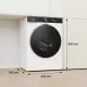 Gorenje WG894A25 elöltöltős mosógép, 9 kg, Wifi, gőz, 60x54x85 cm