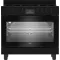 Beko BGM 11226 EB kombinált tűzhely, 111L, 5 db gázégő, 1 db wok égőfej, 90x60x90 cm, fekete szín