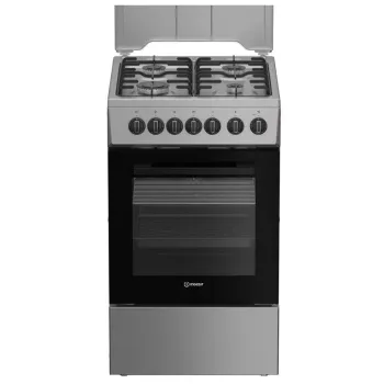 Indesit I5G5PMX HU kombinált tűzhely, 60L, fém dísztető, 50x60x85 cm, inox szín 