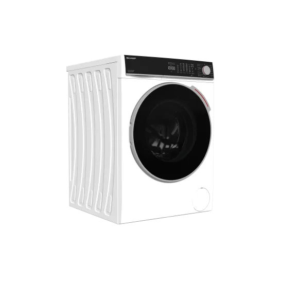 Sharp ES-NFL214CWDA-EE elöltöltős mosógép, 12 kg, inverter motor, gőz, 59.7x63.2x84.5 cm 