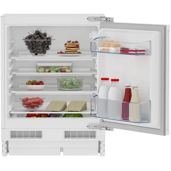 Beko BU1104N pult alá építhető hűtőszekrény,82x59.5x54.5cm,130L