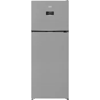 Beko B3RDNE504HXB No Frost felülfagyasztós kombinált hűtőszekrény,186.5cm, acélszürke szín 
