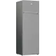 Beko RDSA280K40SN felülfagyasztós kombinált hűtőszekrény, 204/46L, 54x57.4x160.6 cm, ezüst