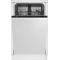 Beko DIS35025 teljesen beépíthető keskeny mosogatógép, 10 terítékes, 44.8x55x81.8 cm