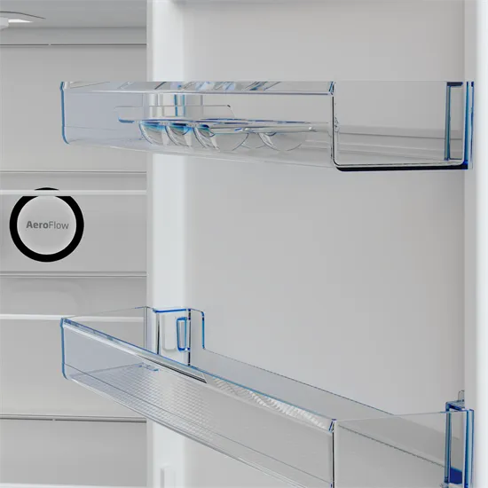 Beko B1RCNA344W No Frost alulfagyasztós kombinált hűtőszekrény, 208/96L, 59.5x66.5x179.6 cm 