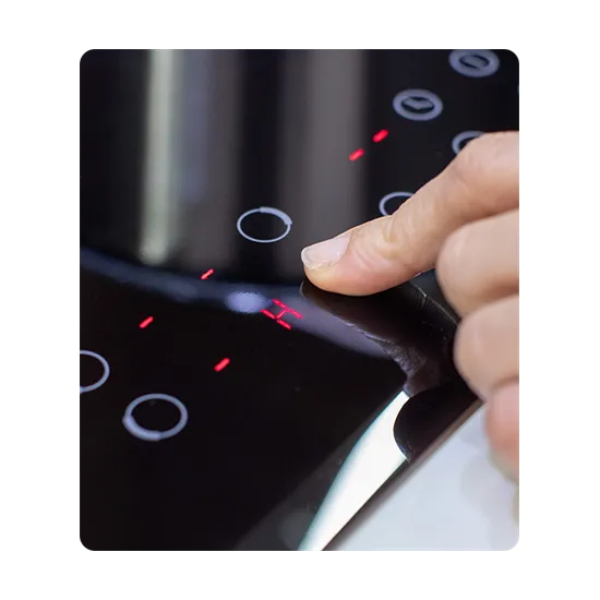 Tesla CV5400SX 55cm mély kerámialapos elektromos tűzhely ezüst/inox 50x55x83 cm