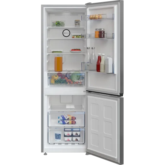 Beko B1RCNA344S Neo Frost alulfagyasztós kombinált hűtőszekrény,ezüst,179.6cm