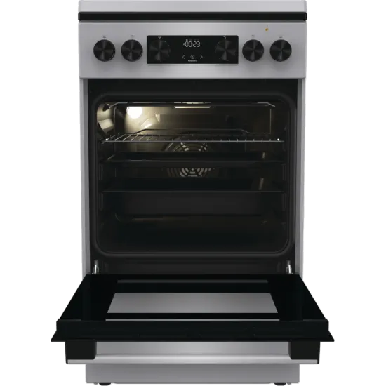 Gorenje GK5C63SH kombinált tűzhely, 70L, fém dísztető, 50x59.4x85 cm, szürke szín 