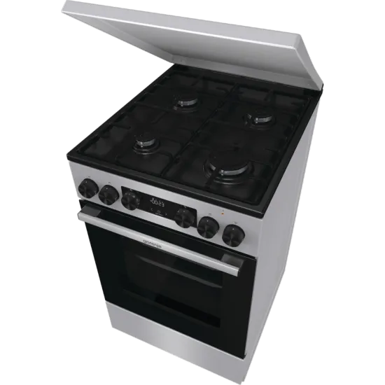 Gorenje GK5C63SH kombinált tűzhely, 70L, fém dísztető, 50x59.4x85 cm, szürke szín 