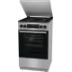 Gorenje GK5C63SH kombinált tűzhely, 70L, fém dísztető, 50x59.4x85 cm, szürke szín 