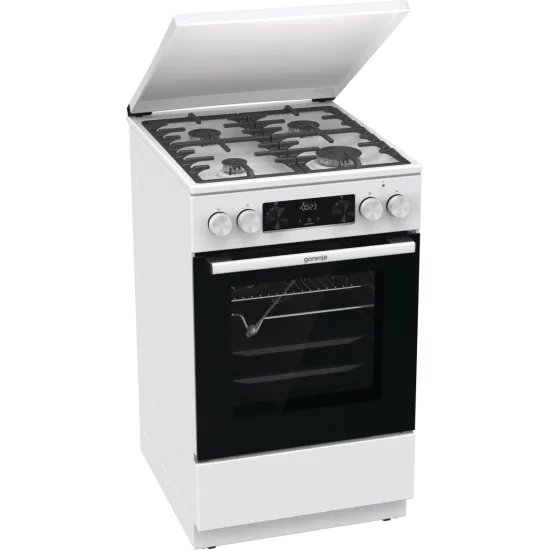 Gorenje GKS5C72WF kombinált tűzhely, 70L, fém dísztető, 50x59.4x85 cm 