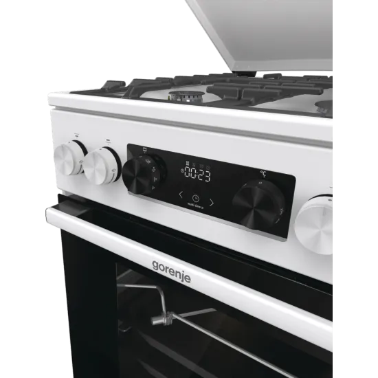 Gorenje GKS5C72WF kombinált tűzhely, 70L, fém dísztető, 50x59.4x85 cm 