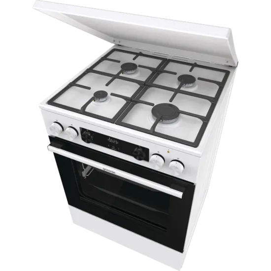 Gorenje GKS6C71WF kombinált tűzhely, 71L, fém dísztető, 60x60x85 cm 