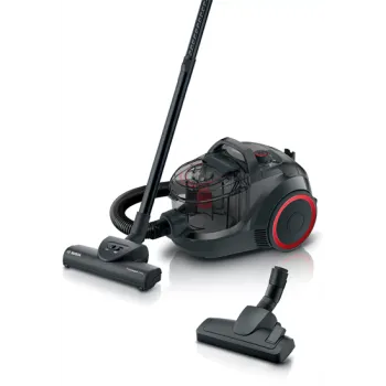 Bosch BGC21POW1 Serie 4 porzsák nélküli porszívó, 750W, turbó fej, fekete 