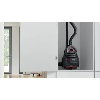 Bosch BGC21POW1 Serie 4 porzsák nélküli porszívó, 750W, turbó fej, fekete 
