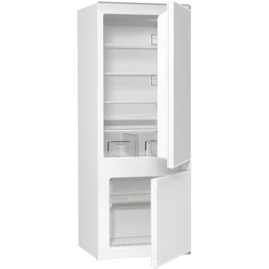 Gorenje RKI514E21 beépíthető kombinált hűtőszekrény 144 x 54 x 54 cm, inverter kompresszor, csúszó ajtózsanérral