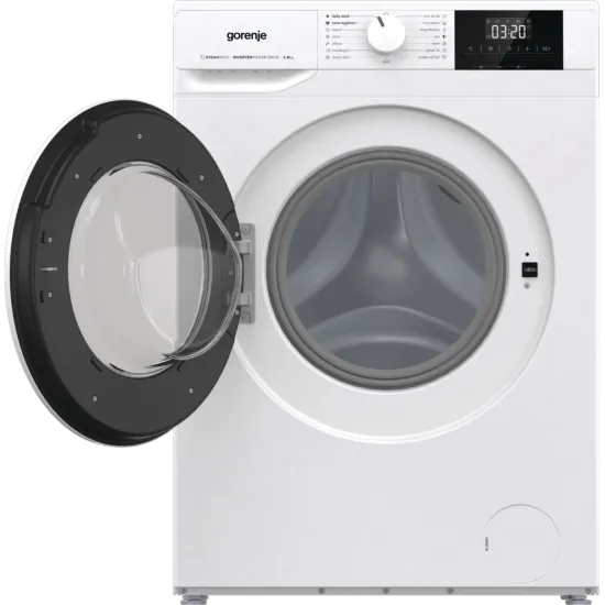 Gorenje WNGPI61SBS elöltöltős mosógép, 6kg, inverter motor, gőz, 60x43.5x85 cm 
