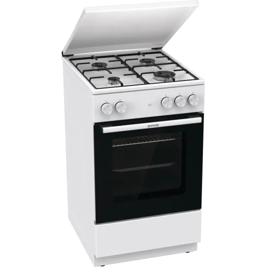 Gorenje GG5A14WJ gáztűzhely, elektromos szikragyújtás, 70L, fém dísztető, 50x59.4x85cm 