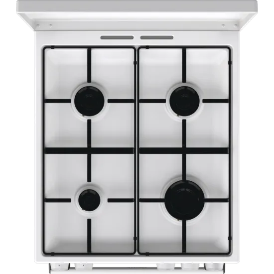 Gorenje GG5A14WJ gáztűzhely, elektromos szikragyújtás, 70L, fém dísztető, 50x59.4x85cm 