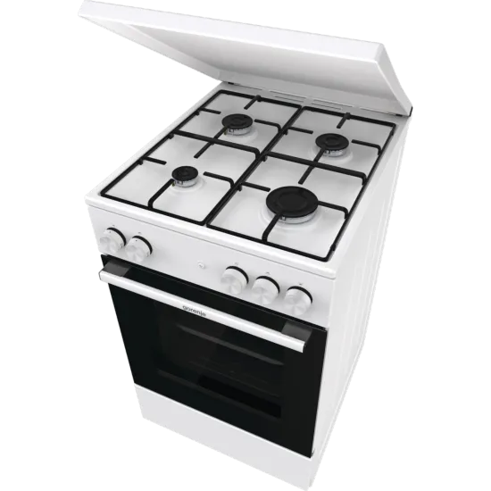 Gorenje GG5A14WJ gáztűzhely, elektromos szikragyújtás, 70L, fém dísztető, 50x59.4x85cm 