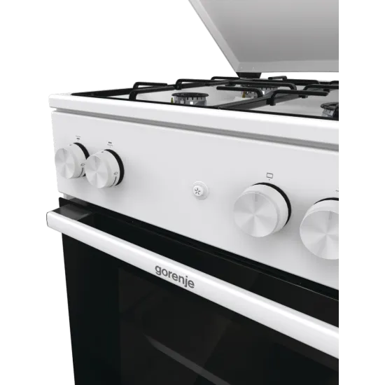 Gorenje GG5A14WJ gáztűzhely, elektromos szikragyújtás, 70L, fém dísztető, 50x59.4x85cm 