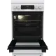 Gorenje GK5C42WJ kombinált tűzhely digitális programórával, fém dísztetővel, 50x59.4x85 cm
