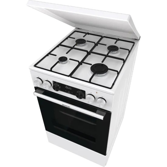 Gorenje GK5C42WJ kombinált tűzhely digitális programórával, fém dísztetővel, 50x59.4x85 cm