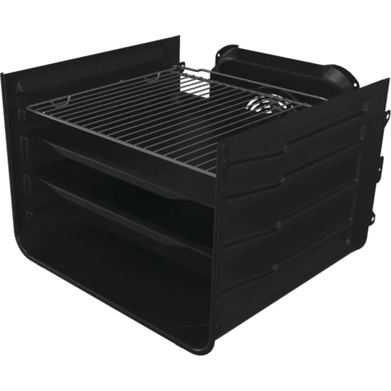 Gorenje GK5C42SJ kombinált tűzhely digitális programórával, fém dísztetővel, 62L, szürke 50x59.4x85 cm