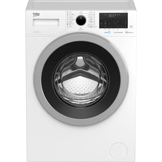 Beko WUE-8633 XST elöltöltős mosógép, 8kg, inverter motor, 60x55x84 cm 