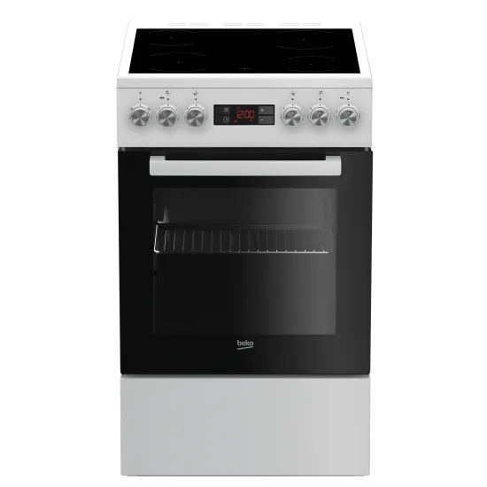 Beko FSM57300GW kerámialapos tűzhely, 55L, 50x60x85 cm 