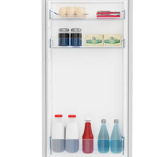 Beko BSSA210K4SN beépíthető egyajtós hűtőszekrény fagyasztóval, 121.5cm magas, 156/19L, 54x54.5x121.5 cm 