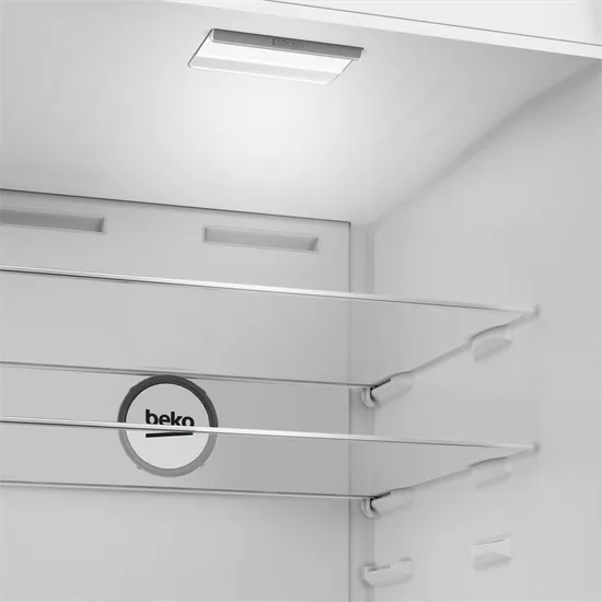 Beko B5RDNE504LDXB No Frost felülfagyasztós kombinált hűtőszekrény, 354/123L, 70x74.6x186.5 cm, csiszolt ezüst szín