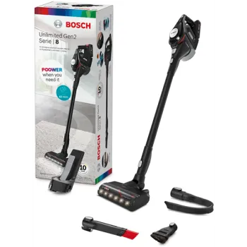 Bosch BCS8214BL vezeték nélküli álló porszívó, fekete szín