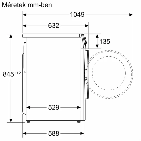 Bosch WGG242Z3BY, Elöltöltős mosógép