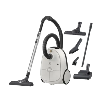 Electrolux EB61H6SW porzsákos porszívó, 850W, kagyló szín, turbó fej