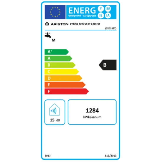 Ariston LYDOS ECO 50 V 1,8K EU 3201857 forróvíztároló,bojler,80L,45x47x52.8cm 