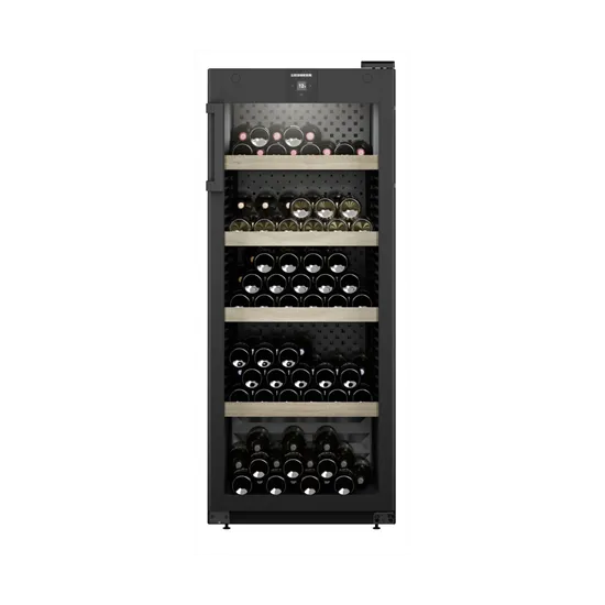 Liebherr WPBL 4601 borhűtő, 166 palackos, 59.7x76.3x148.4 cm, fekete 
