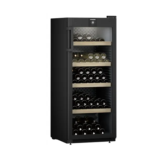 Liebherr WPBL 4601 borhűtő, 166 palackos, 59.7x76.3x148.4 cm, fekete 