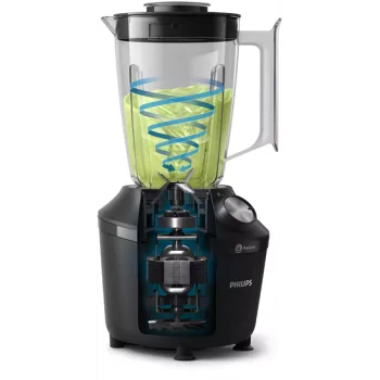 Philips HR2191/01 turmixgép, 600W, 2L, fekete